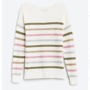 Design History Ida Waffle Knit Sweater - Off-White - L